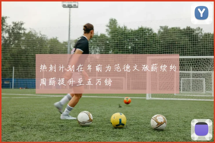 热刺计划在年前为范德文涨薪续约周薪提升至五万镑